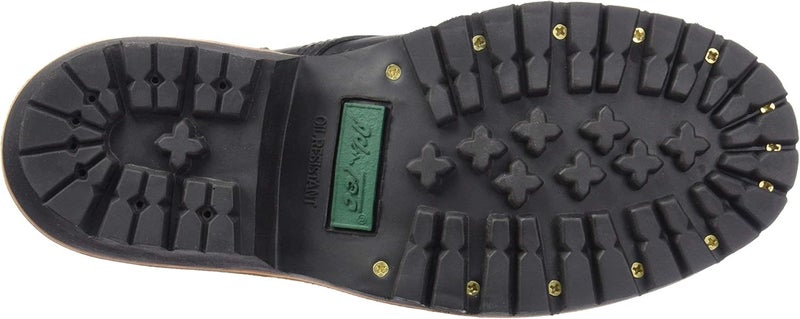Ad Tec Store Mens 10in Fireman Logger Certified Work Boots, Black - Full Grain Oiled Leather, Non Slip Rubber Outsole & Fire Resistant Footwear - Image 4